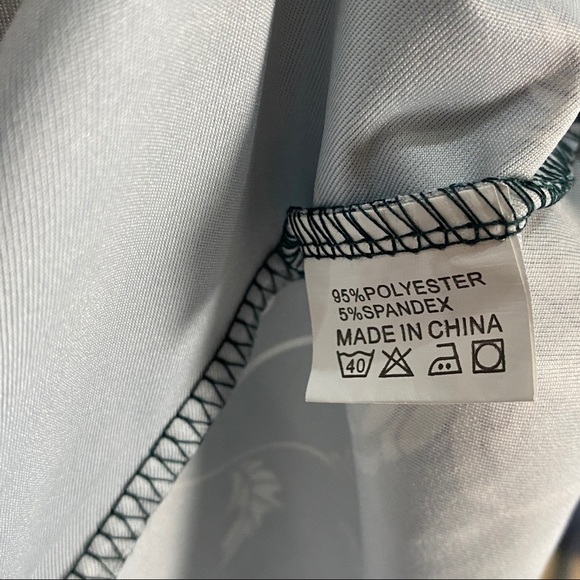 Homeyee floral casual A-Line midi dress size 4 - Picture 8 of 9